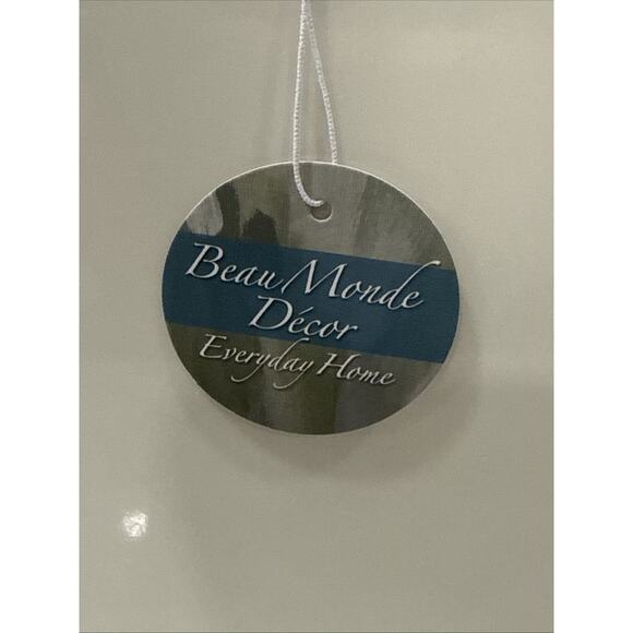 NEW Ceramic COOKIE JAR Blue White Floral Chinoiserie Vintage House Design Cute!! - Picture 6 of 12